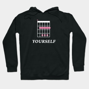 B Yourself B Guitar Chord Tab Dark Theme Hoodie